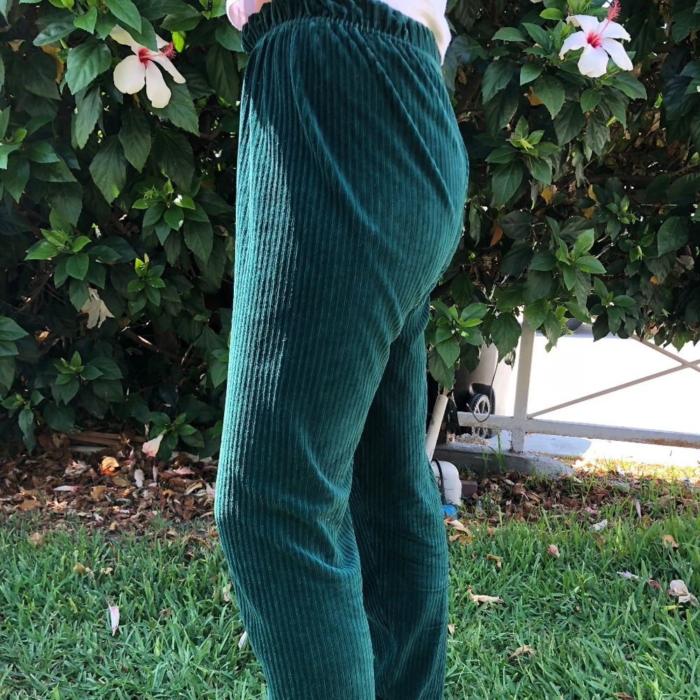 velvet pants